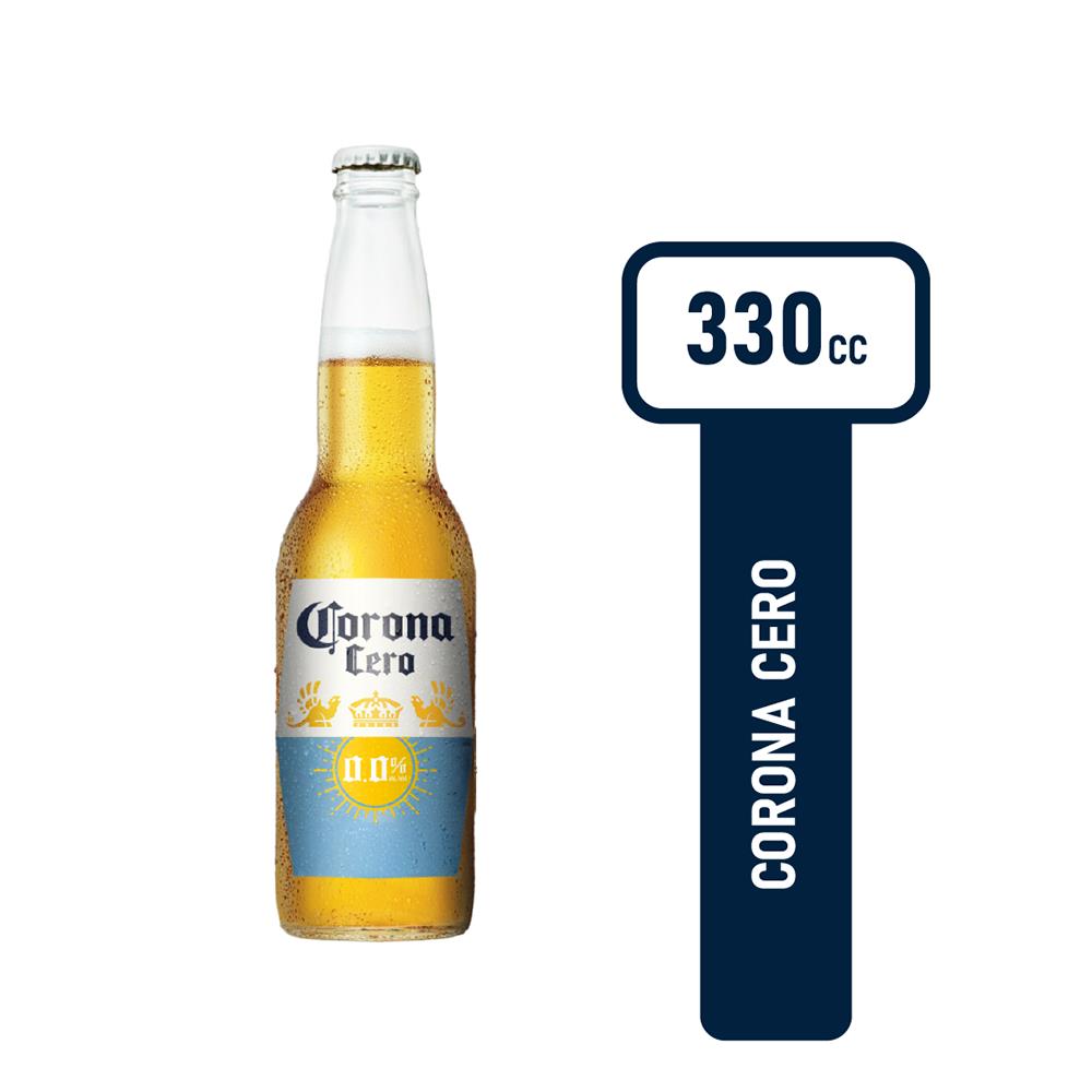CERVEZA CORONA SIN ALCOHOL 330ML