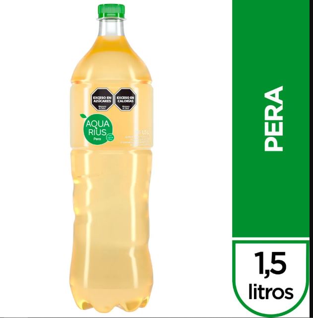 AGUA SABORIZADA AQUARIUS PERA 1.5 L