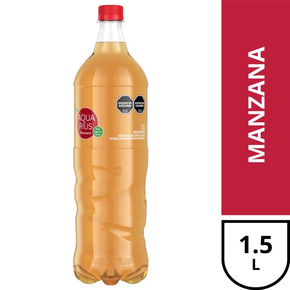AGUA SABORIZADA AQUARIUS MANZANA 1.5 L